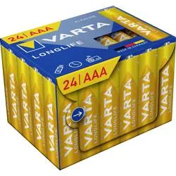 Varta VARTA Longlife AAA Cube Pack24 Micro (AAA)-Batterie Alkali-Mangan 1.5 V 24 St.