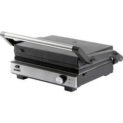 DOMO MULTIFUNKTIONALER KONTAKTGRILL 2-IN-1 Tisch Grill Antihaftbeschichtung, Multifunktion, Kontrollleuchte, stufenloser