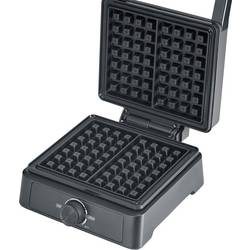 Severin WA 2125 Waffeleisen Kontrollleuchte Schwarz, Anthrazit