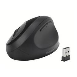 Kensington, Kensington Pro Fit Dual Kabellose Ergonomische Maus K75404EU Optisch Für Rechtshänder Bluetooth/USB-A Nano Receiver Schwarz