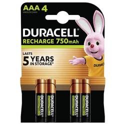 DURACELL, Duracell Batterien Rechargeable Plus AAA 4 Stück