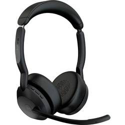 Jabra Evolve2 55 Link 380/390a UC Stereo On Ear Headset Bluetooth® Stereo Schwarz Mikrofon-Rauschunterdrückung, Noise