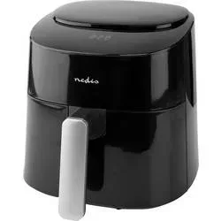 Nedis - Heißluftfritteuse mit Timer 4,2L, Schwarz