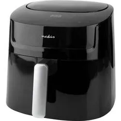 Nedis KAAF170BK Heißluft-Fritteuse 7.2 l Timerfunktion, BPA-frei, Antihaftbeschichtung Schwarz