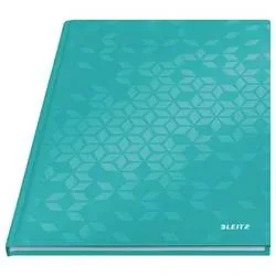 Leitz, LEITZ Notizbuch WOW A4 46251051 liniert, 90g eisblau