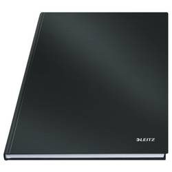 Leitz, LEITZ Notizbuch Solid, Hardcover A4 46650095 liniert schwarz