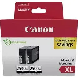 Canon, CANON Twin Pack Tinte XL schwarz PGI-2500BKT MAXIFY iB4050 2x70.9ml