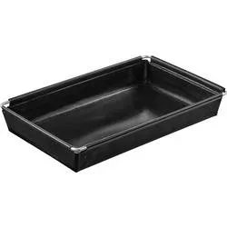 Xavax Einsatz für Heißluftfritteusen, Anti-Haft, ofenfest, 12,5 x 20 cm Heißluft-Fritteuse Schwarz