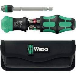 Wera Kraftform Kompakt 20 RA-R mit Tasche Universal Bit-Schraubendreher 1/4