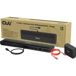 club3D USB-C® Dockingstation CSV-2541 USB-C® Power Delivery