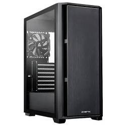 Chieftec AS-02B-TG-OP Midi-Tower PC-Gehäuse Schwarz 1 vorinstallierter Lüfter, Seitenfenster
