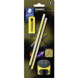 STAEDTLER, STAEDTLER Bleistift NORIX HB 181-HBBK2 inkl. Spitzer,Radierer 2 St&uuml;ck