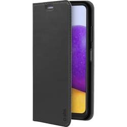 sbs mobile Flip Cover Samsung Galaxy A22 5G Schwarz mit Magnet-Modul, Handy Flip Case TEBKLITESAA22K