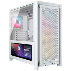 Corsair FRAME 4000D LCD RS ARGB Midi-Tower PC-Gehäuse Schwarz 4 Vorinstallierte LED Lüfter