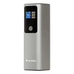 Verbatim Charge ´n´ Go Powerbank 27000 mAh QC 3.0 Li-Ion Grau Statusanzeige