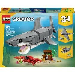 LEGO, LEGO® - 31381 Wilder Hai mit Schatztruhe, Multicolor