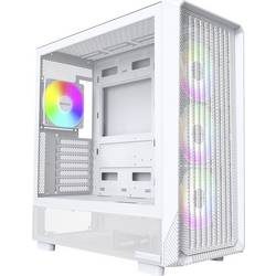 MONTECH Montech X5 PC-Gehäuse, Midi-Tower, ATX, ARGB - weiß Gehäuse, PC-Gehäuse, Gaming-Gehäuse Weiß