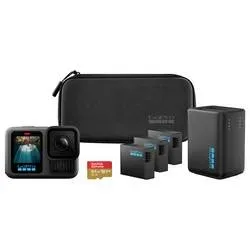 GoPro HERO13 POWER BUNDLE Action Cam 5.3K, 4K, 2.7K, Full-HD, Bluetooth, Dual-Display, Touch-Screen, Staubgeschützt,