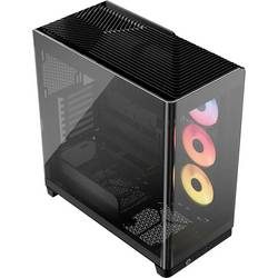 Corsair FRAME 4500X RS ARGB Midi-Tower PC-Gehäuse Schwarz Seitenfenster, mit Lüftungsschlitzen, Integrierte Beleuchtung,