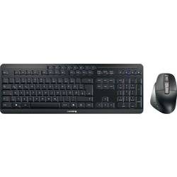 CHERRY STREAM DESKTOP ULTIMATE USB, Funk, Bluetooth® Tastatur, Maus-Set Integriertes Scrollrad Deutsch, QWERTZ Schwarz