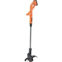 Black & Decker Akku Akku-Rasentrimmer inkl. Akku, inkl. Ladegerät, Höhenverstellbarer Griff 18 V Schnittbreite (max.):