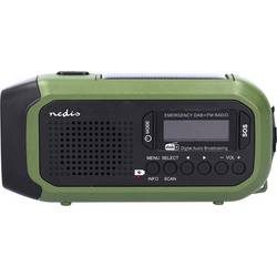 Nedis RDDBCR2000GN Notfallradio DAB+, UKW, FM Notfallradio, DAB+, UKW Grün, Schwarz