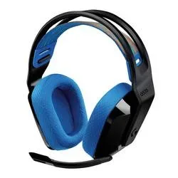 Logitech LOGI G535 LIGHTSPEED Wrls Gaming Headset Over Ear Headset Kabellos Schwarz, Blau Headset Gaming