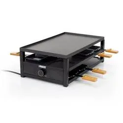 Princess 01.162655.01.001 Raclette 8 Pfännchen, Antihaftbeschichtung Schwarz