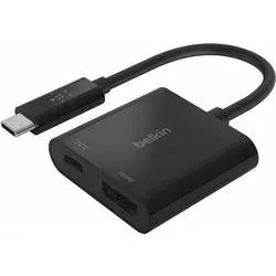 Belkin, Belkin - USB-C / HDMI + USB-C Adapter Belkin, Schwarz
