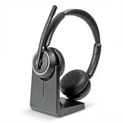 LINDY, Lindy L118 Kabelloses Büro-Headset mit Ladestation (20450)