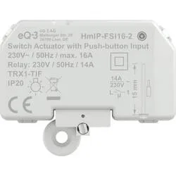 Homematic Ip, Homematic IP Smart Home Schaltaktor mit Tastereingang (16 A) ? Unterputz, HmIP-FSI16-2