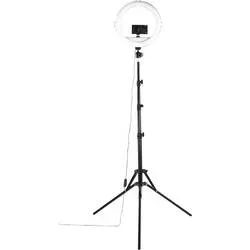 Hama, HAMA SpotLight Steady 120 III LED-Ringleuchte mit Stativ