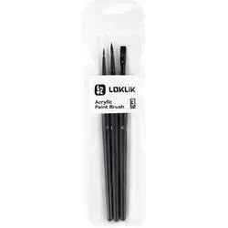 Loklik HH-YLBS-0001-US-L 3 st. Rigger, Rund, FlachPinsel