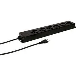 undefined, Max Hauri Steckdosenleiste Power Line 6x Typ 13 Schwarz