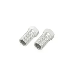 Hama, HAMA 00205208 - F-Stecker (Silber)