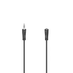 Hama, HAMA 00205119 - Audio-Verlängerungskabel (Schwarz)