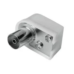 Hama, HAMA 00205217 - Antennen-Kupplung (Weiss/Silber)