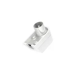 Hama, HAMA 00205216 - Antennen-Stecker (Weiss/Silber)