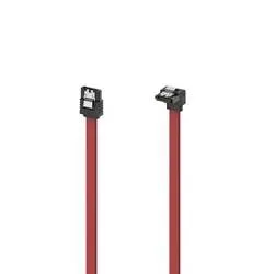 Hama, HAMA 00200740 - SATA-Kabel, 60 cm, Schwarz/Rot