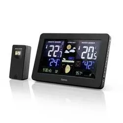 Hama, Hama Funkwetterstation "Premium mit LED-Farbdisplay" ()