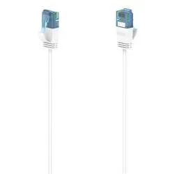 Hama, HAMA Flexi-Slim - Netzwerkkabel, 1.5 m, Cat-6, Weiss/Blau