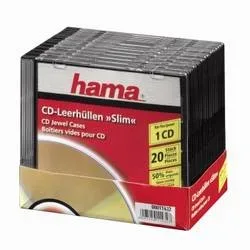 Hama, HAMA CD-Leerhülle Slim - CD Leerhülle (Schwarz)