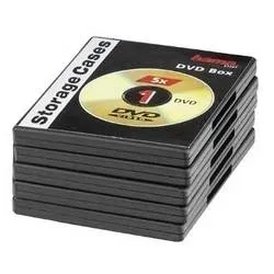 Hama, Hama -  DVD-Box Schwarz 5er-Pack