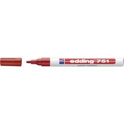 edding, edding 751 Lackmarker Fein Rundspitze Rot