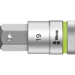 Wera 8740 C HF 05003829001 Innen-Sechskant Steckschlüssel-Bit-Einsatz 19 mm 1/2 (12.5 mm)