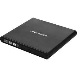 Verbatim, Verbatim CD/DVD-Brenner External Slimline USB Schwarz