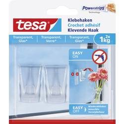 tesa, tesa Klebehaken Transparent 2 Stück