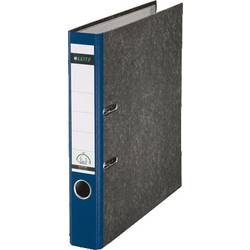 Leitz, Leitz 180° Ordner A4 52 mm Blau 2 Ringe 1050 Pappkarton Wolkenmarmor Hochformat