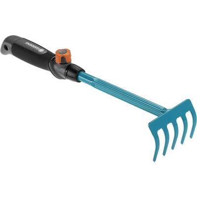 Gardena, Gardena Combisystem - Blumenrechen (Schwarz/Blau/Orange)