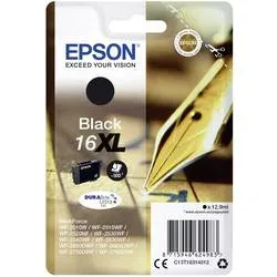 Epson, EPSON Tintenpatrone 16XL schwarz T163140 WF 2010/2540 500 Seiten